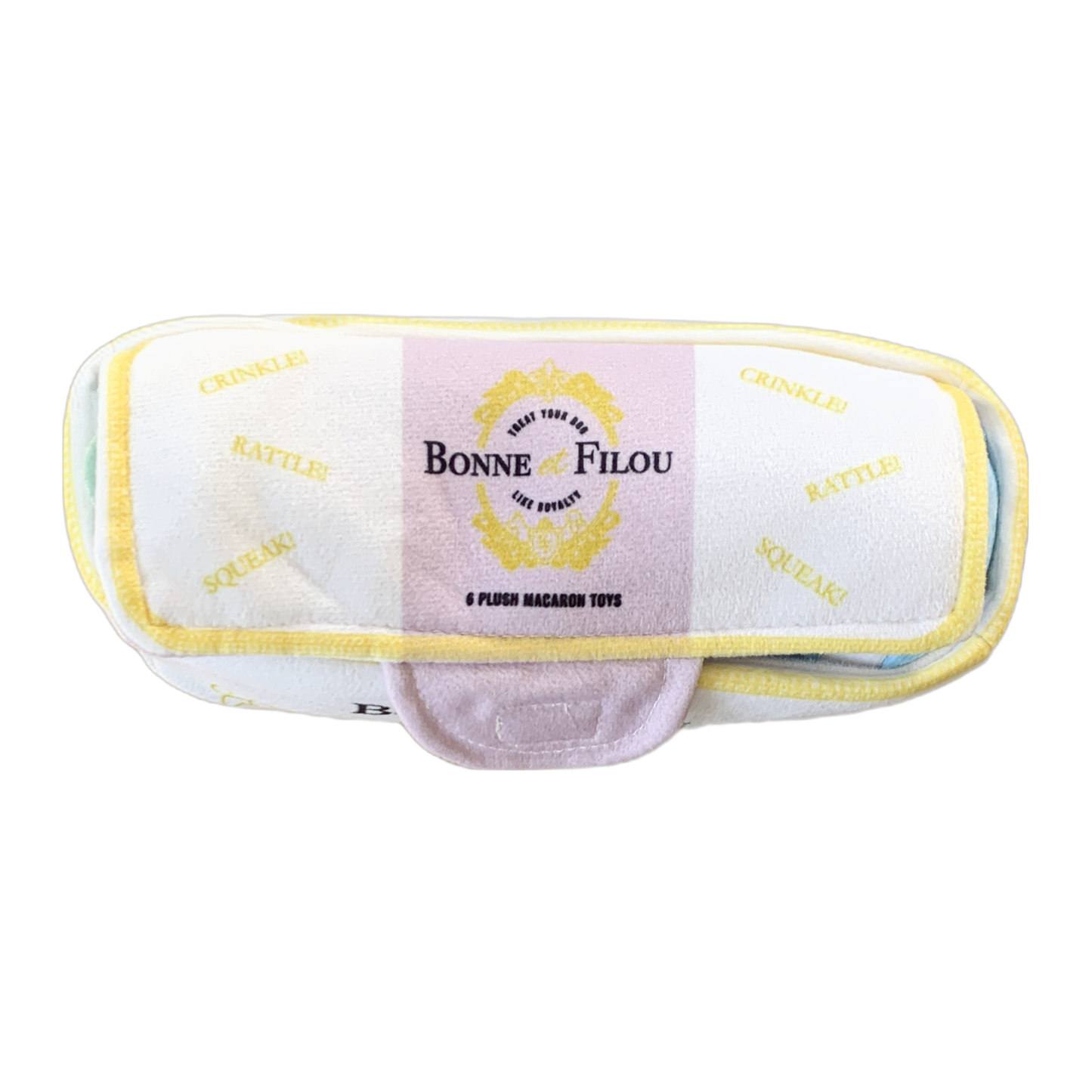 Juguetes grandes de peluche macarrones con sonido para perros