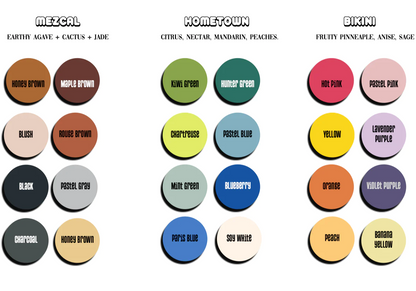 Colección de velas de caniche