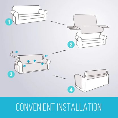 防滑防水沙发套 - 必备绗缝家具保护套