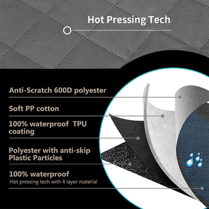 豪华防水狗狗汽车座椅套