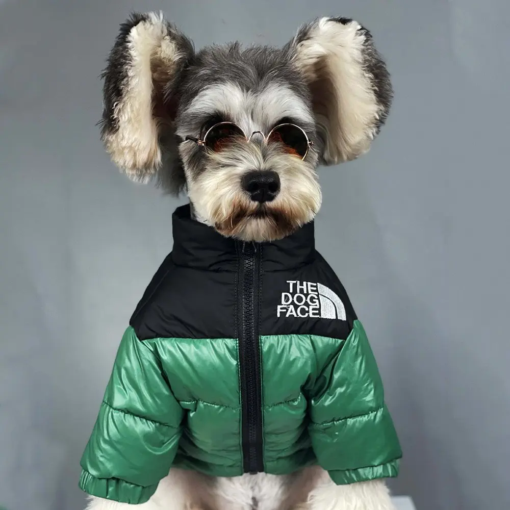 The Official Dog Face Down Puffer Coat