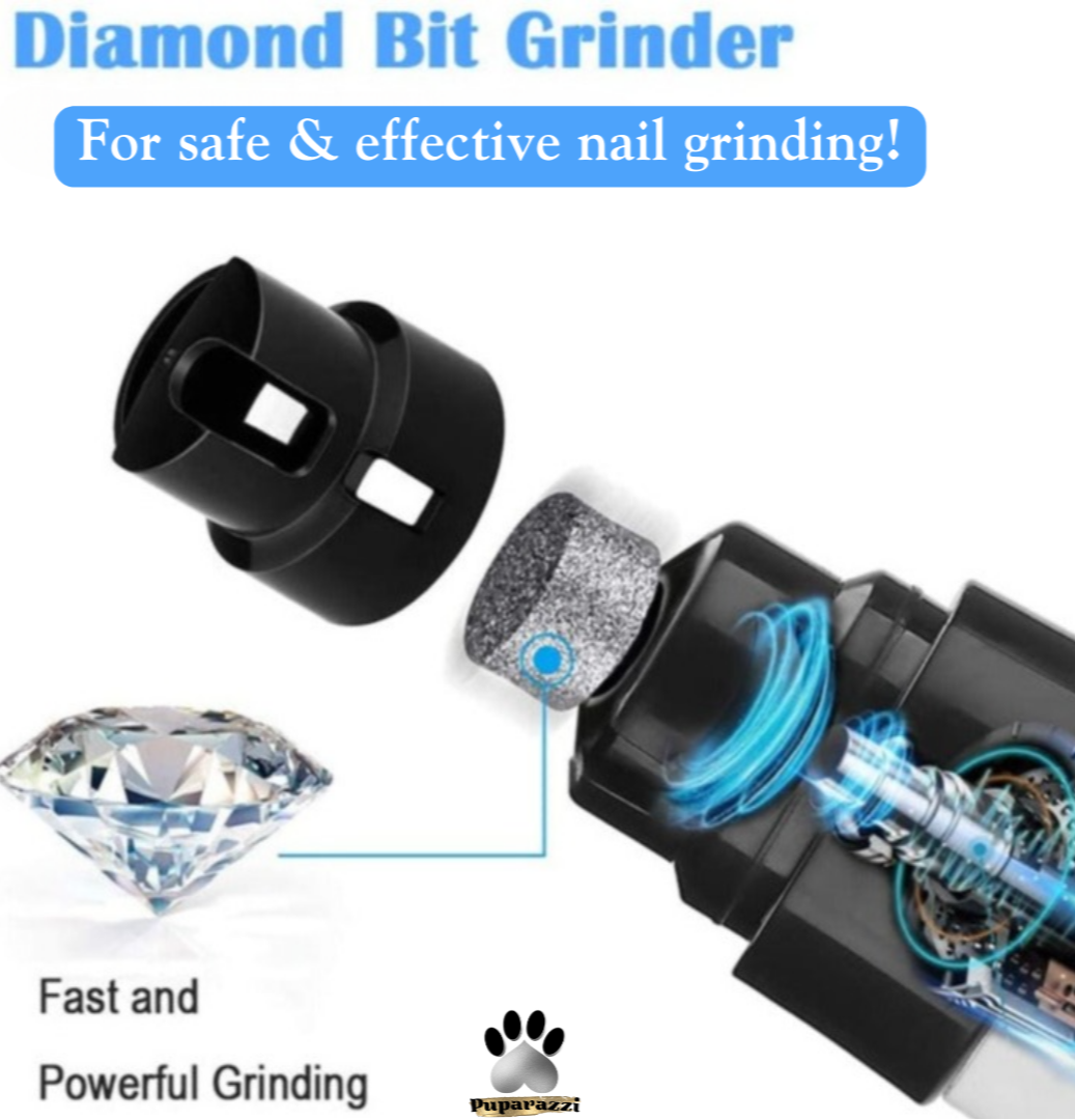 Diamond Claws：USB供电磨床和LED狗指甲护理修剪器