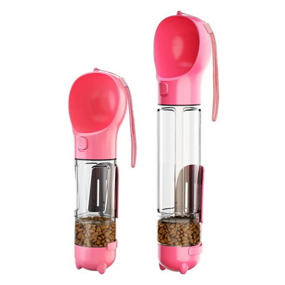 Botella de agua de viaje legendaria 5 en 1 para perros