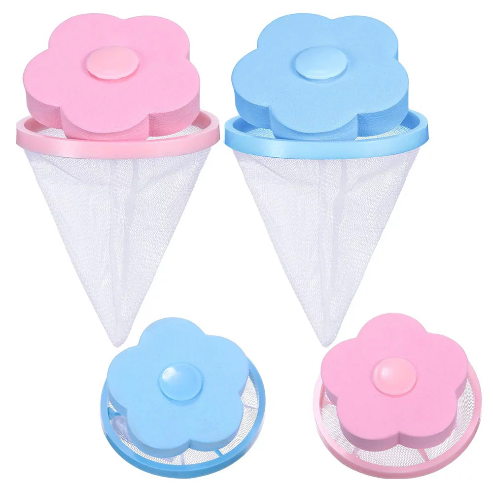 4-Pack Reusable Laundry Pet Hair Catchers
