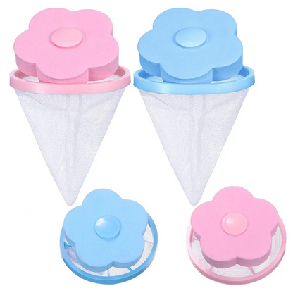 4-Pack Reusable Laundry Pet Hair Catchers