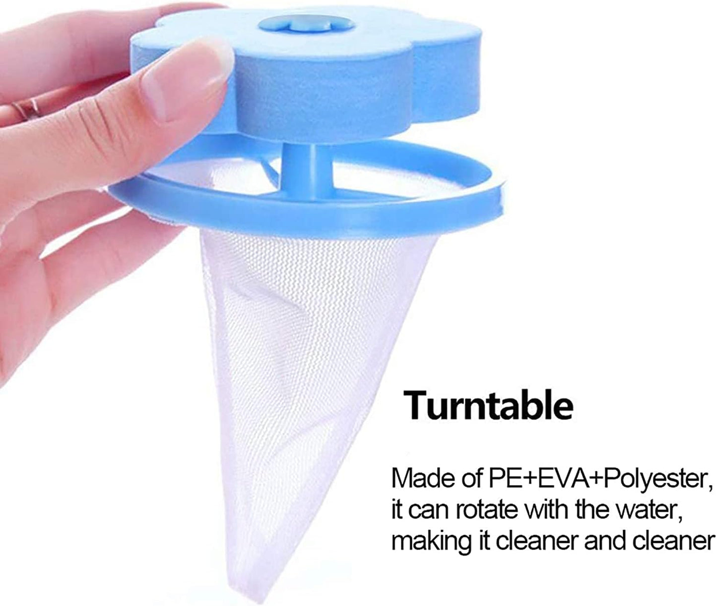 4-Pack Reusable Laundry Pet Hair Catchers