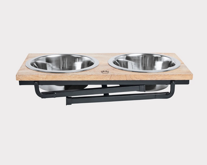 Wood & Metal Elevated Feeder