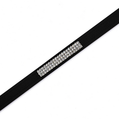 Susan Lanci Designs 3 Row Giltmore Crystals Leash