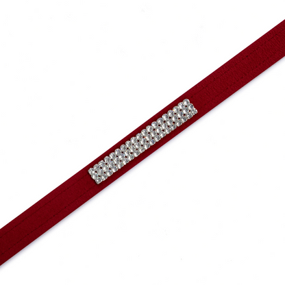 Susan Lanci Designs 3 Row Giltmore Crystals Leash