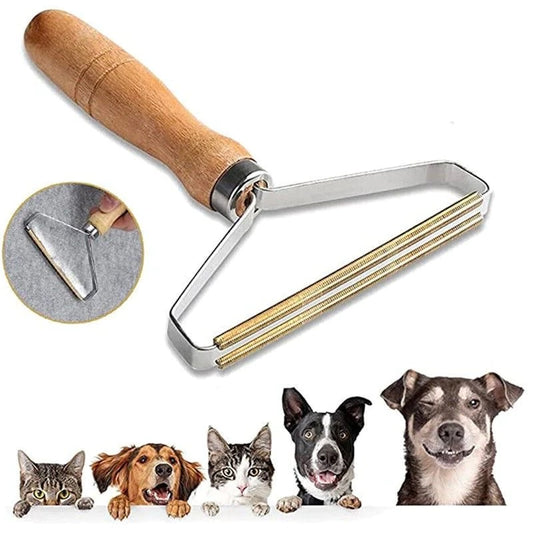 Cepillo limpiador de pieles y quitapelusas mágico