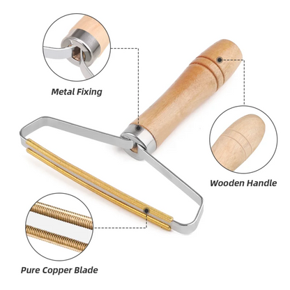 Cepillo limpiador de pieles y quitapelusas mágico