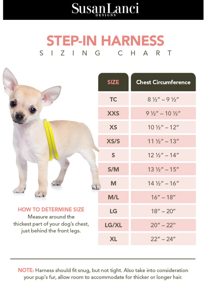 Susan Lanci Designs 小狗粉色 Glitzerati Nouveau 蝴蝶结步入式安全带