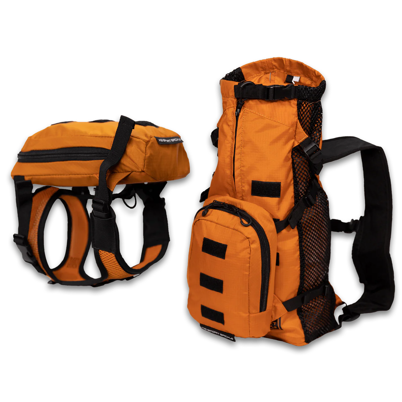 Arnés para caminar y mochila de almacenamiento (K9 - hasta 13.6 kg)