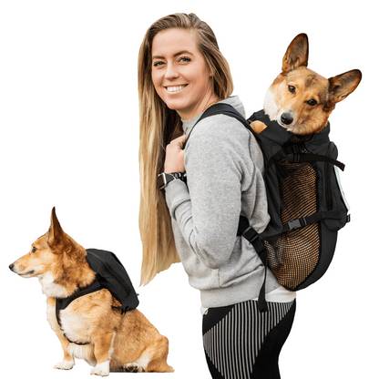 Arnés para caminar y mochila de almacenamiento (K9 - hasta 13.6 kg)