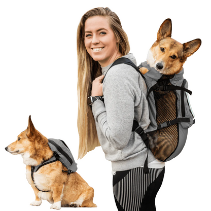Arnés para caminar y mochila de almacenamiento (K9 - hasta 13.6 kg)
