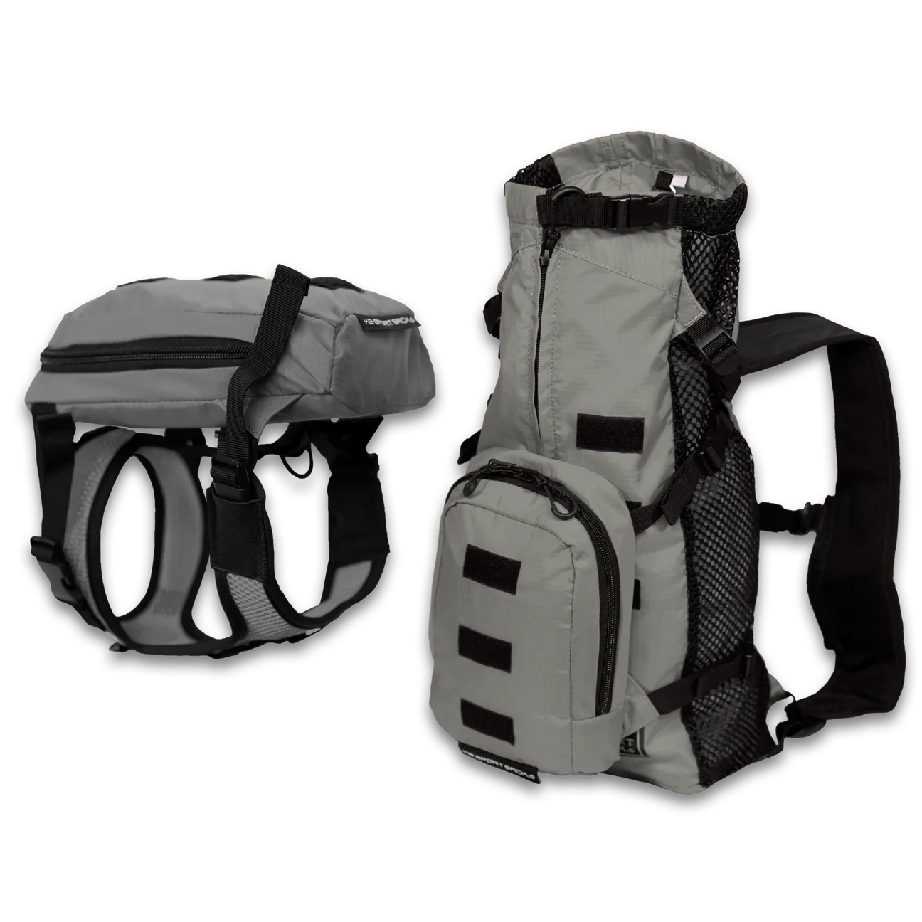 Arnés para caminar y mochila de almacenamiento (K9 - hasta 13.6 kg)