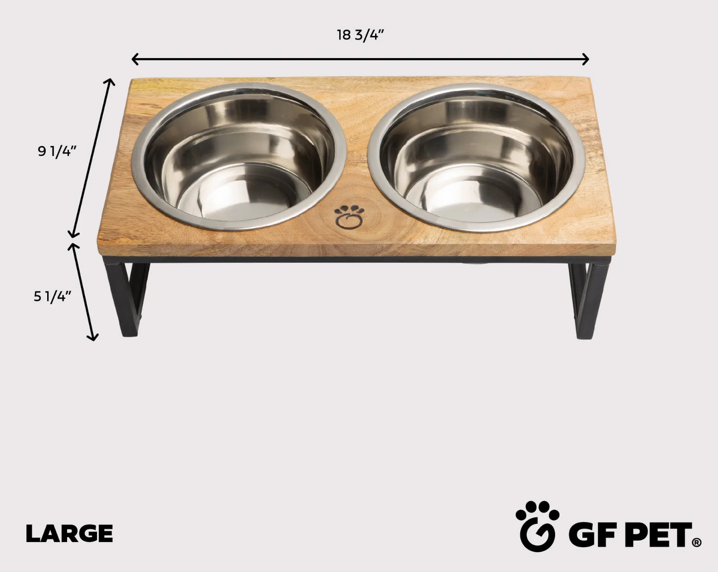 Wood & Metal Elevated Feeder