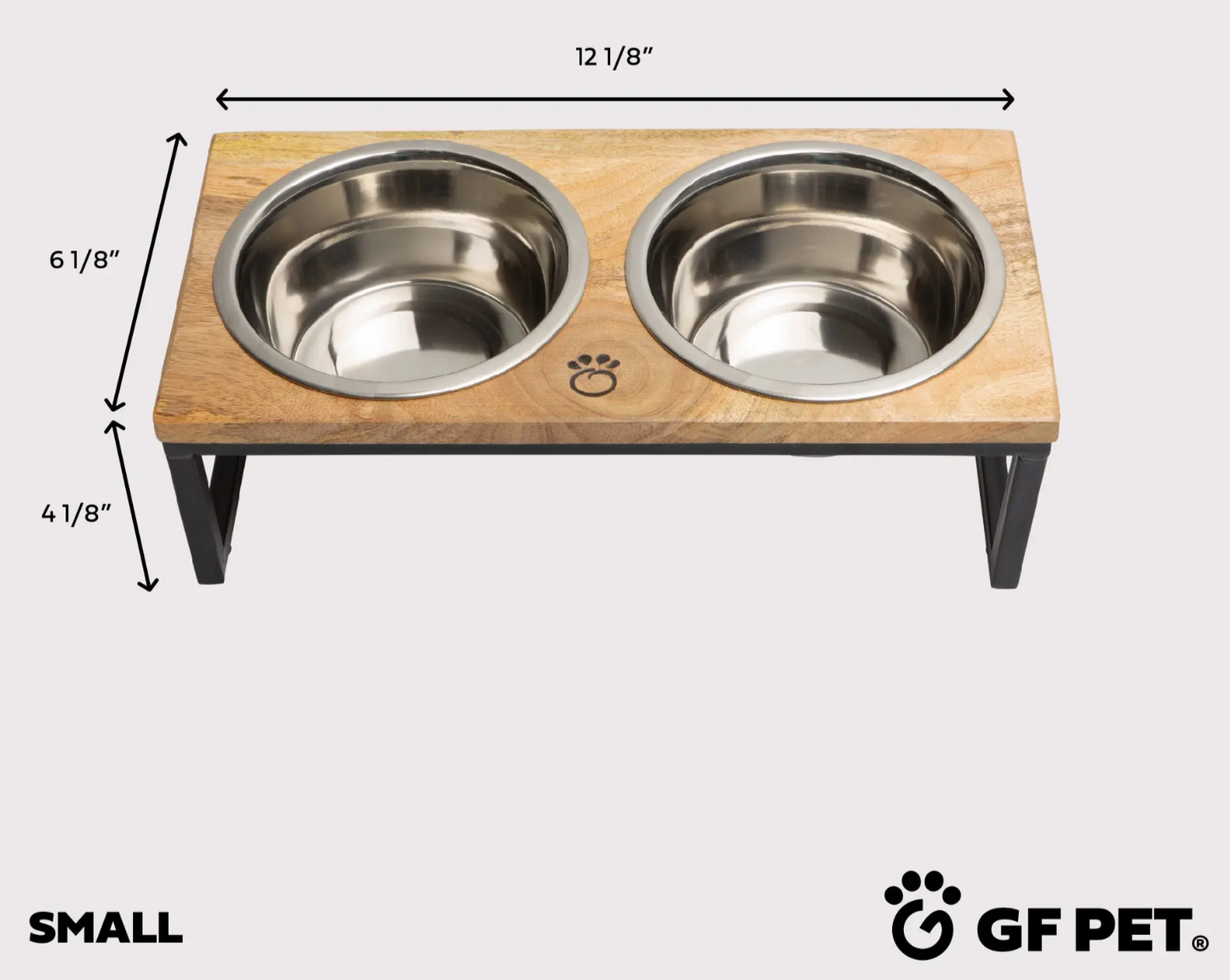 Wood & Metal Elevated Feeder