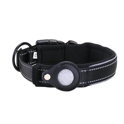 2-In-1 AirTag Anti-Lost Device & Waterproof Dog Collar