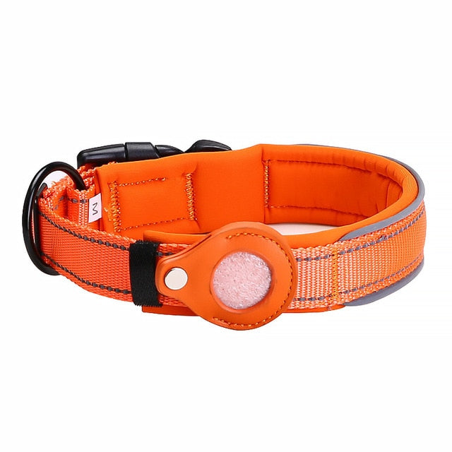 2-In-1 AirTag Anti-Lost Device & Waterproof Dog Collar