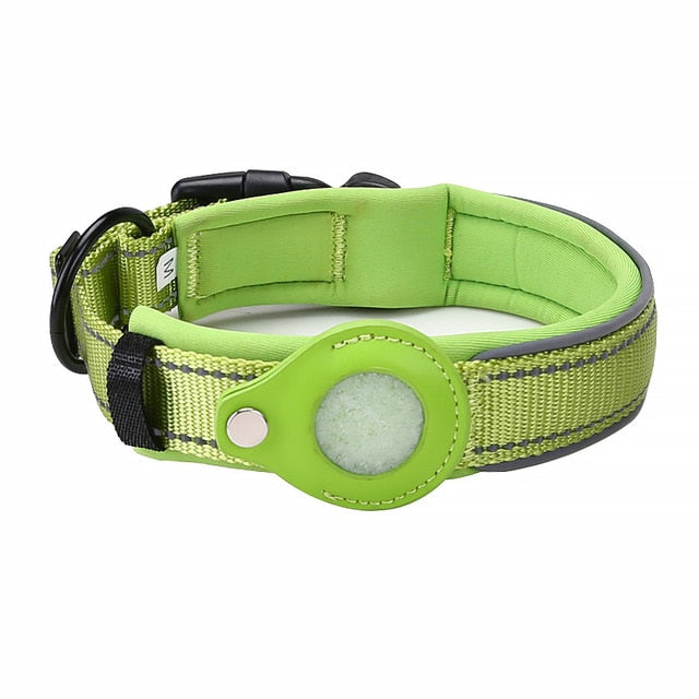 2-In-1 AirTag Anti-Lost Device & Waterproof Dog Collar