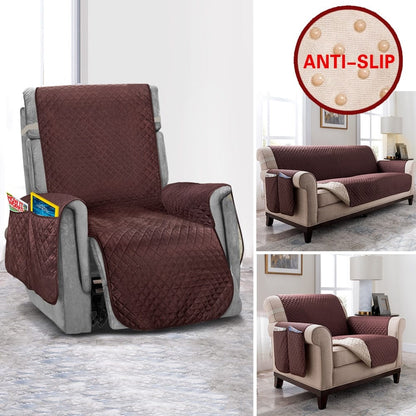 防滑防水沙发套 - 必备绗缝家具保护套