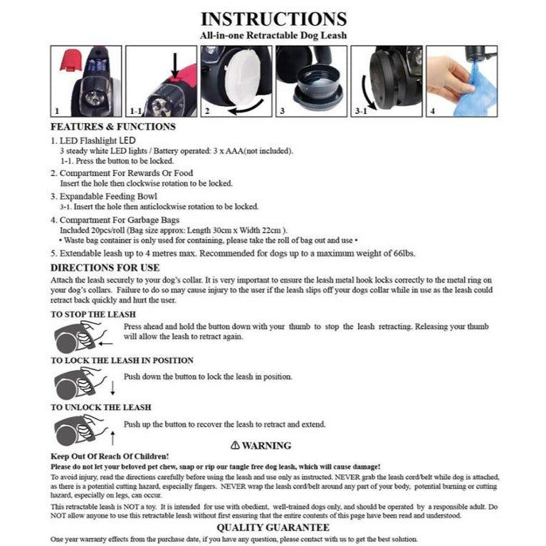 Correa retráctil Ultimate 5 en 1