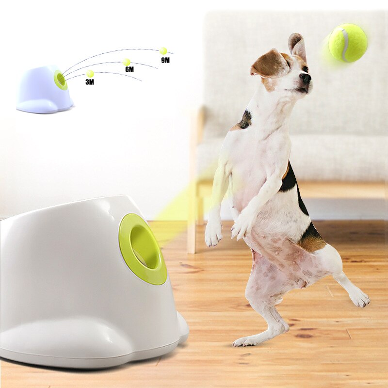 Interactive Tennis Ball Launcher Dog Toy